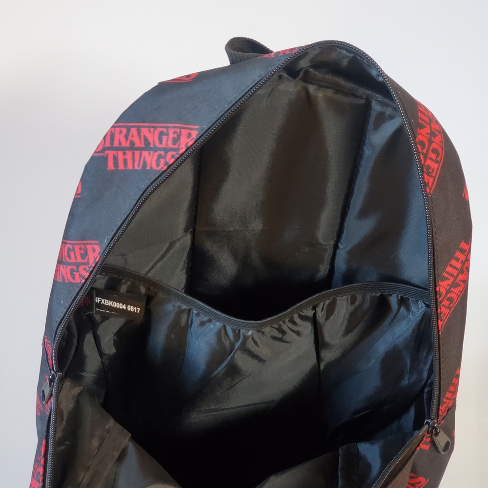 Stranger Things Black & Red Backpack - Picture 7 of 13